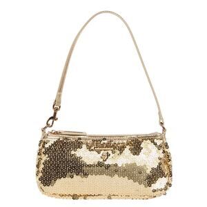 Kurt Geiger London Gold Small Highgate Wristlet Bag NWT